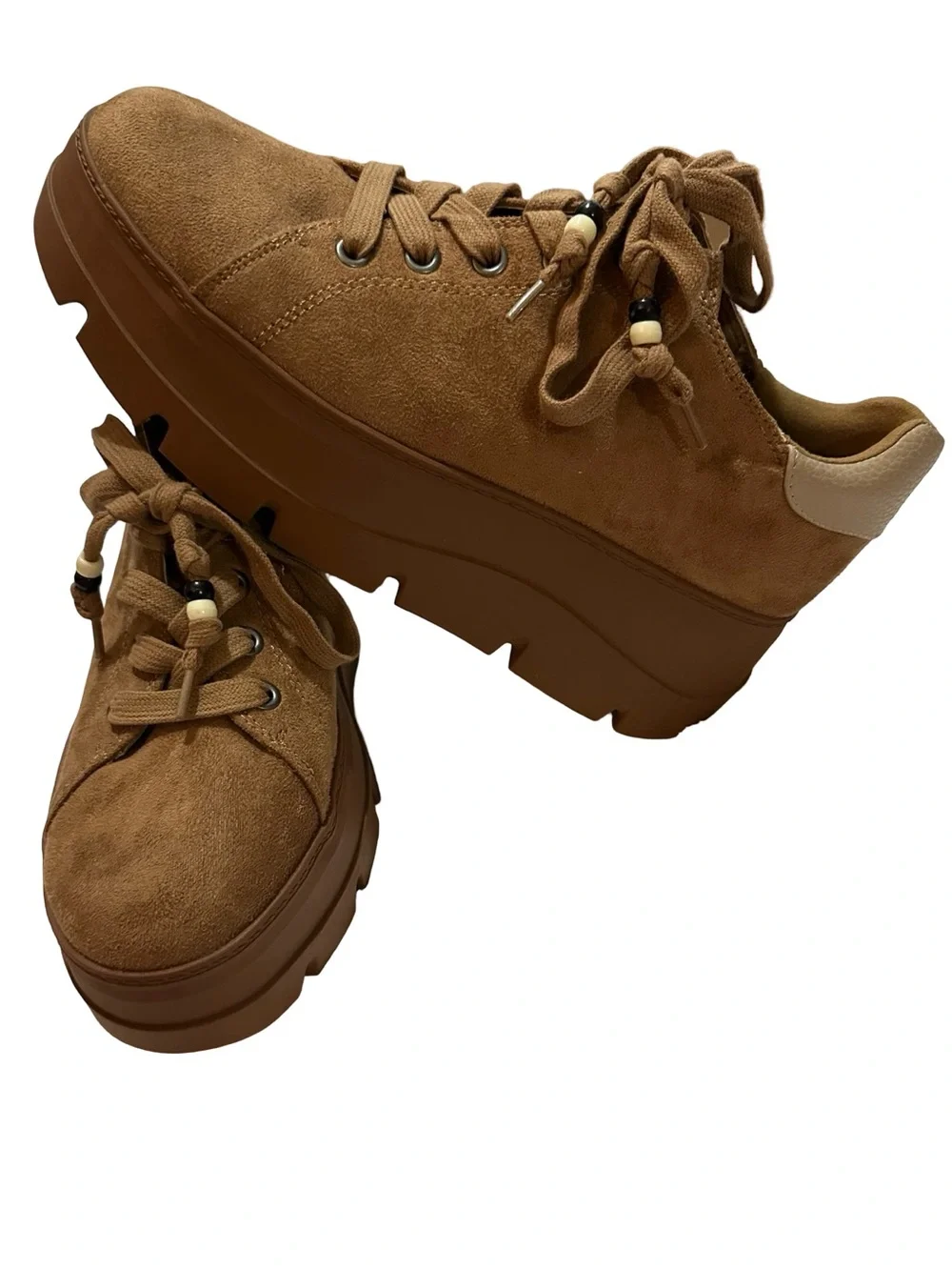 Zodiac Bea Chunky Platform Oxford Sneaker Latte Tan Gorpcore Utilitarian Y2K 10